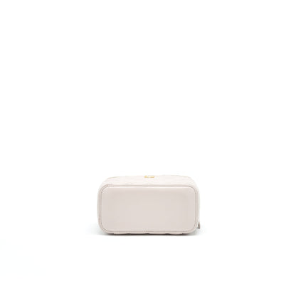 Chanel Pearl Crush Long Vanity On Chain Lambskin Light Purple GHW