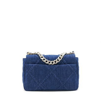 Chanel 22P Denim 19 bag Small Dark Blue