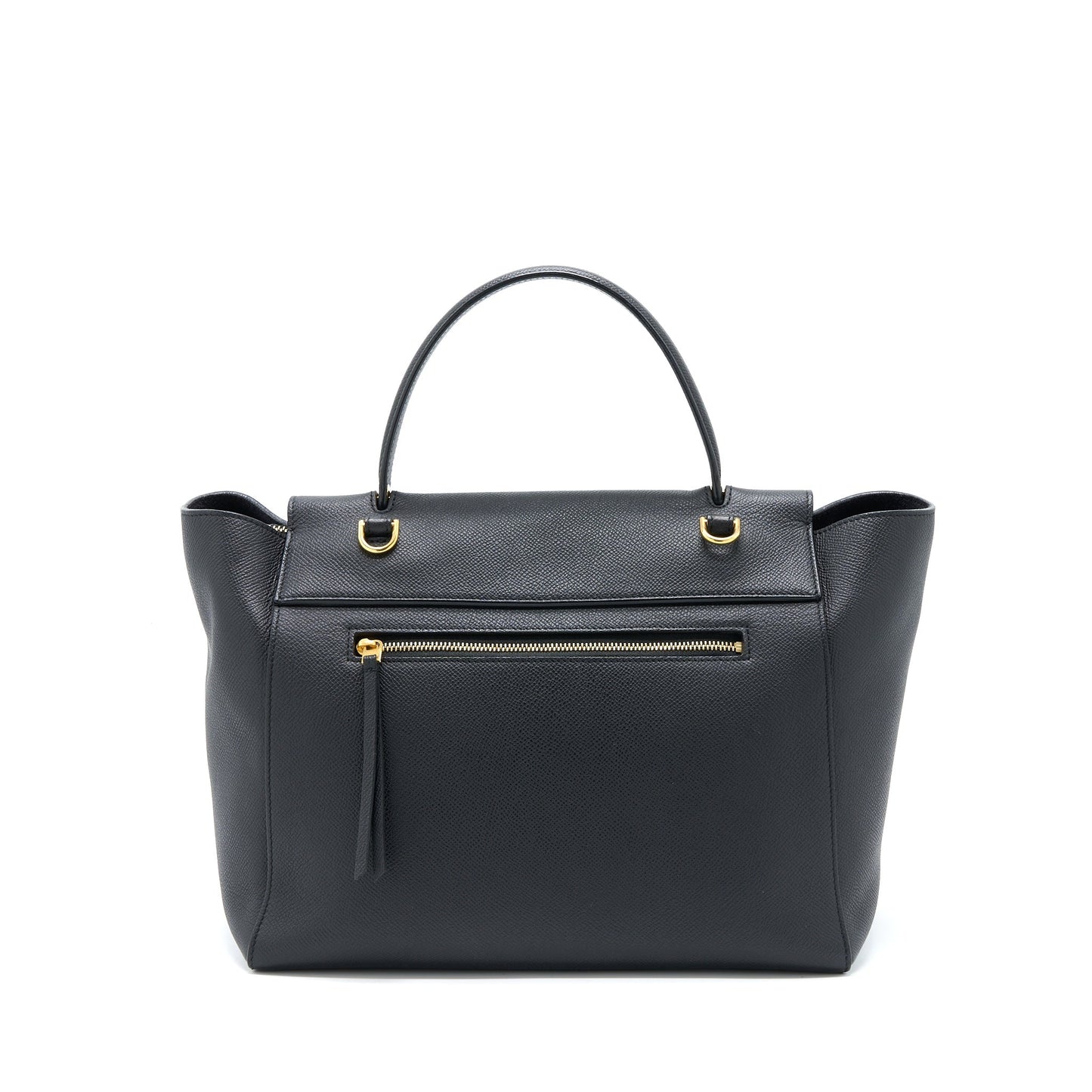 Celine Mini Belt Purse Grained Calfskin Black