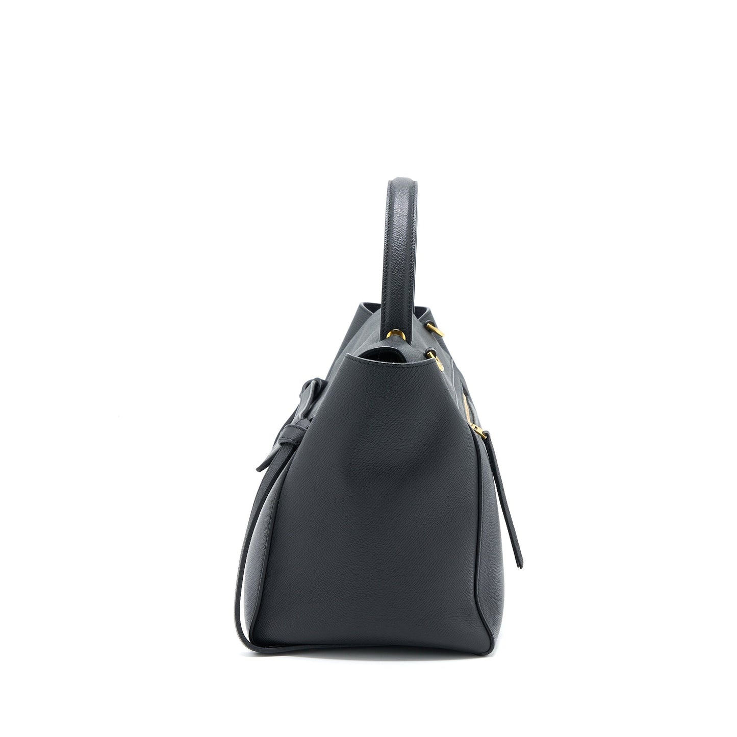 Celine Mini Belt Purse Grained Calfskin Black
