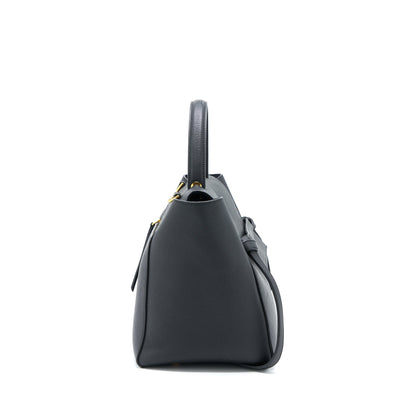 Celine Mini Belt Purse Grained Calfskin Black