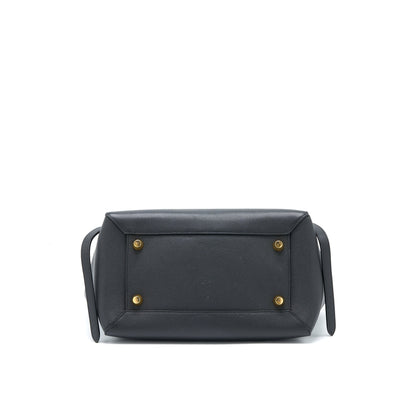 Celine Mini Belt Purse Grained Calfskin Black