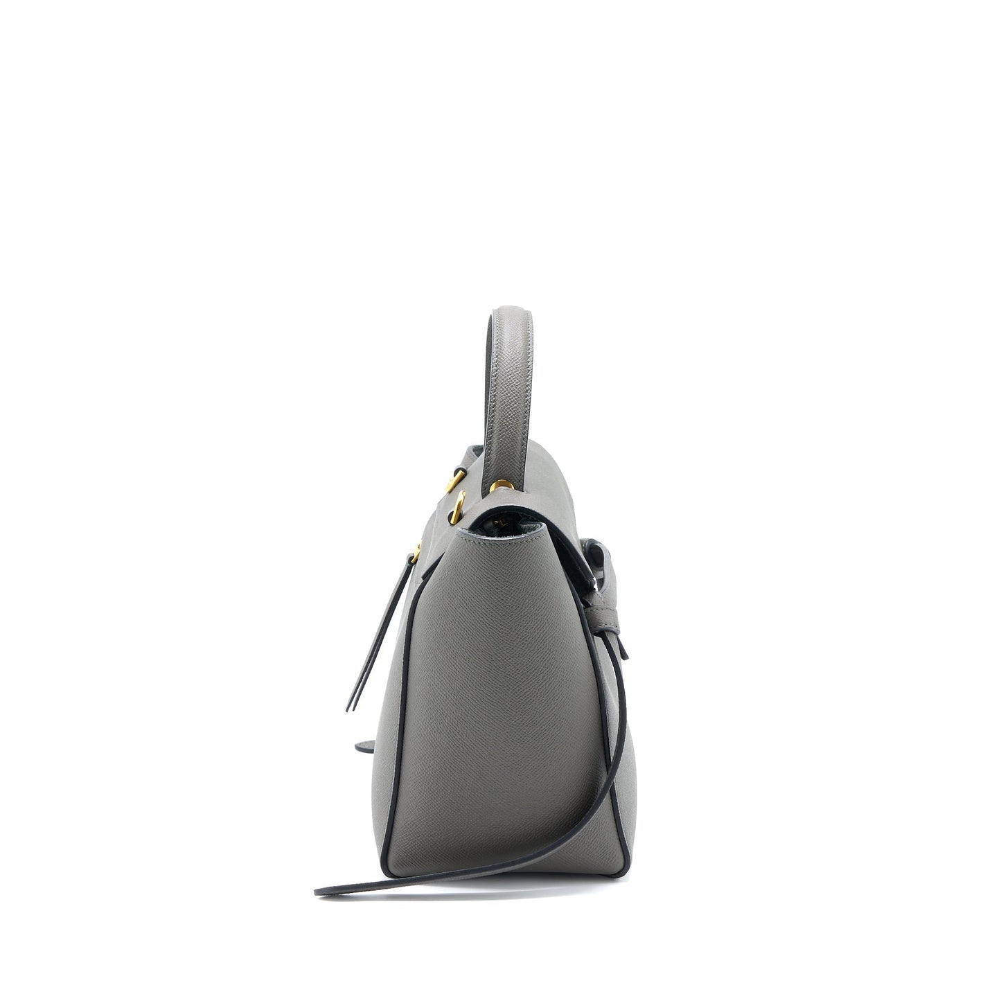 Celine Micro Belt Purse Grained Calfskin Grey