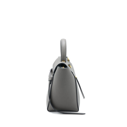 Celine Micro Belt Purse Grained Calfskin Grey