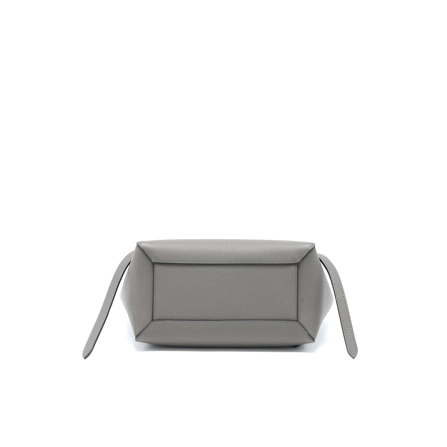 Celine Micro Belt Purse Grained Calfskin Grey