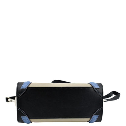 CELINE Nano Luggage Calfskin Leather Shoulder Bag Tricolor