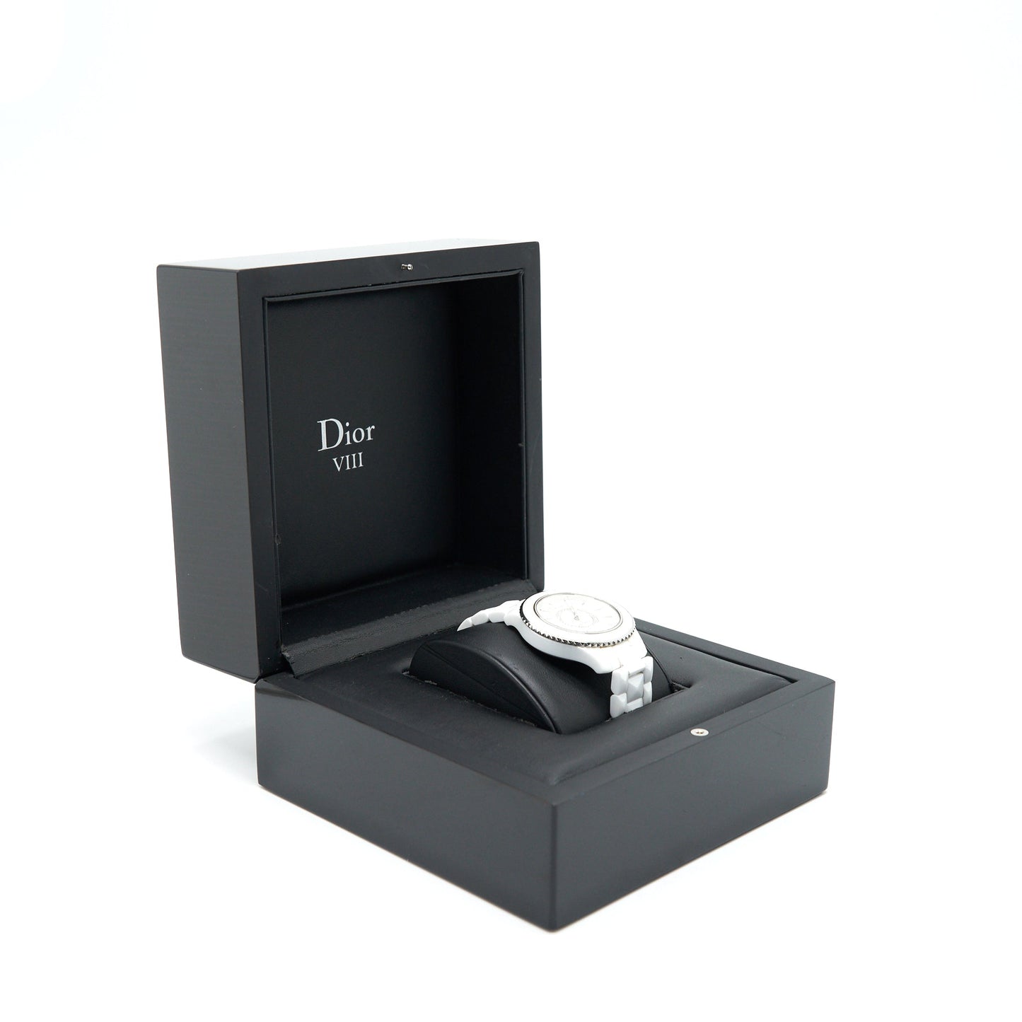 Christian Dior White Dial Automatic Diamonds Circle Watch CD1245E3C003