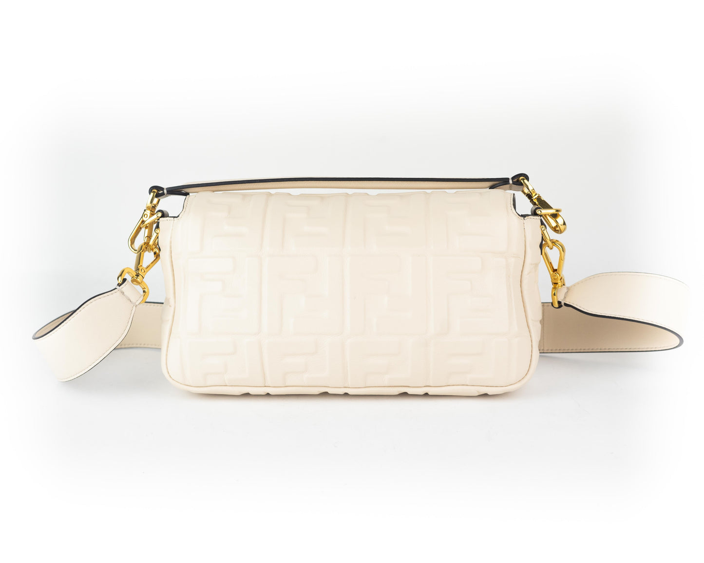Fendi Nappa FF Baguette Medium