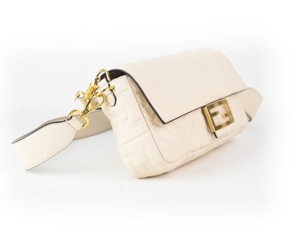 Fendi Nappa FF Baguette Medium