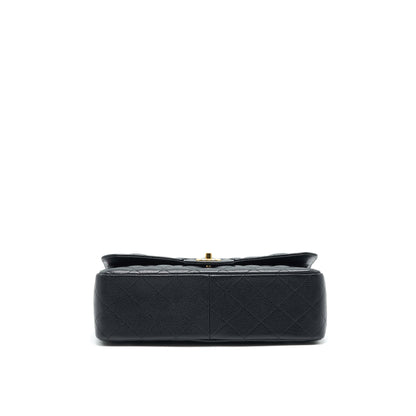 CHANEL JUMBO CLASSIC DOUBLE FLAP IN CAVIAR BLACK GHW
