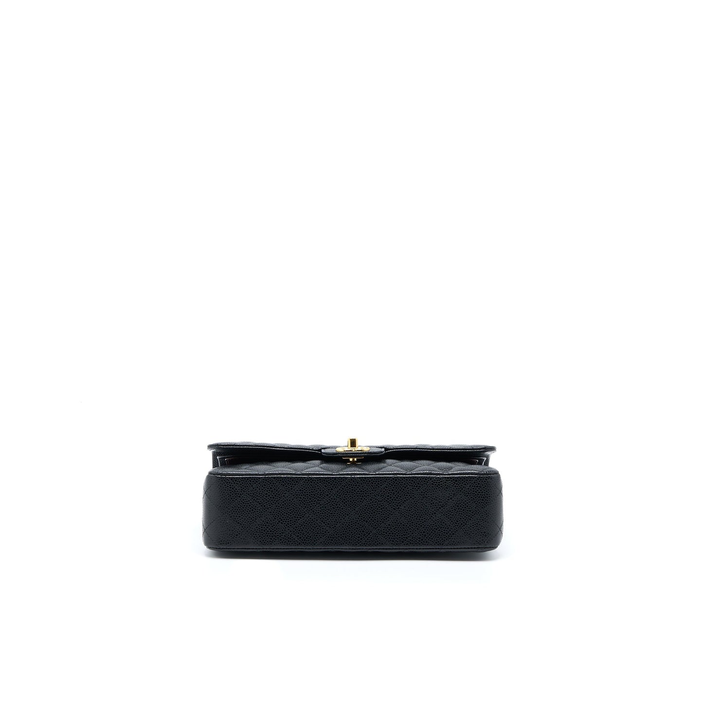 Chanel Medium Classic Double Flap Bag Caviar Black GHW (Microchip)