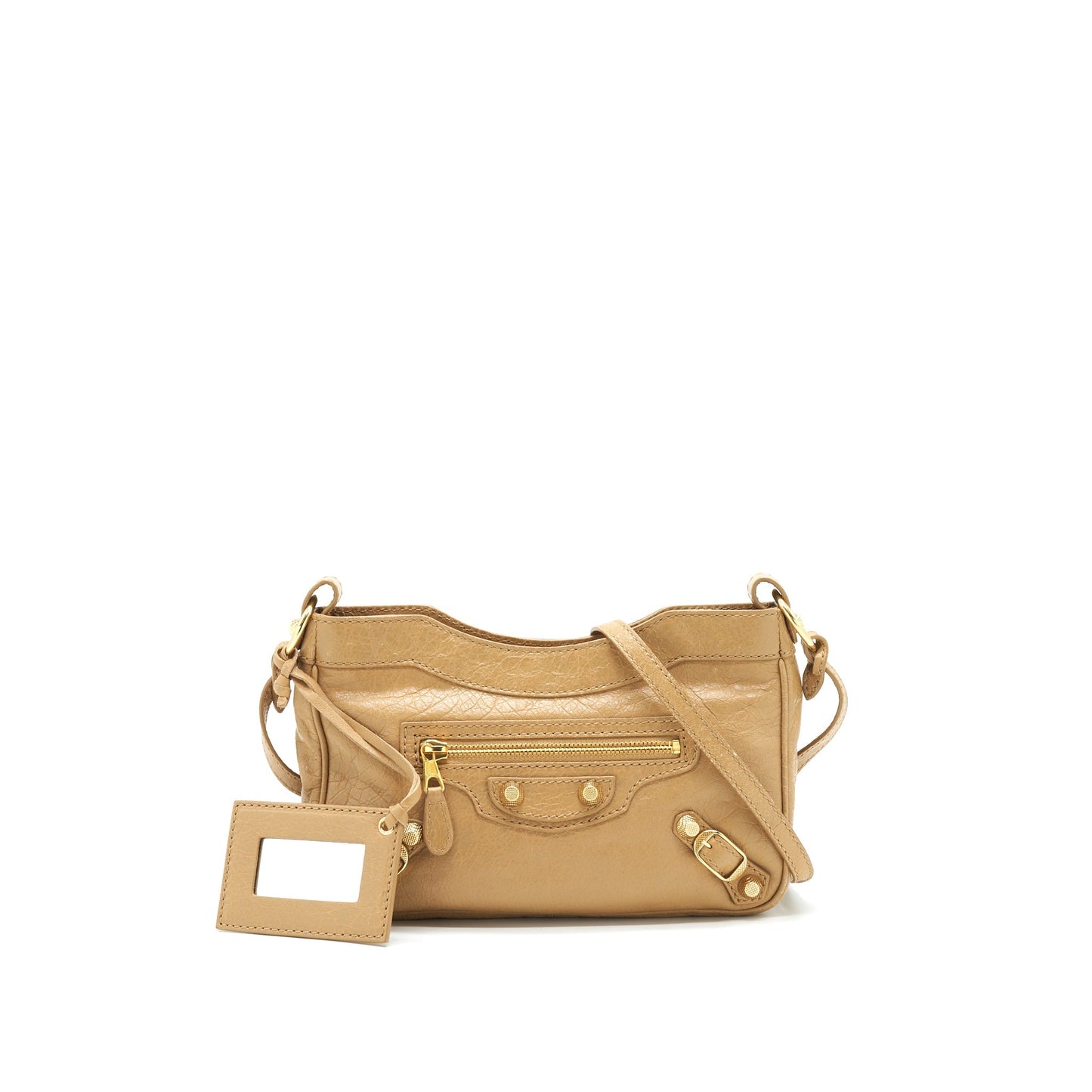 Balenciaga Giant Hip Purse in Beige