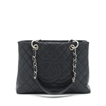 Chanel Grand Shopping Tote Bag Caviar Black SHW