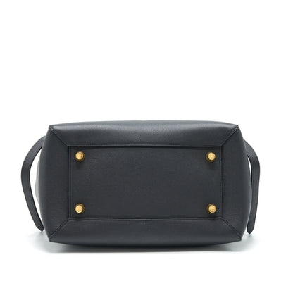 Celine Mini Belt Purse Grained Calfskin Black