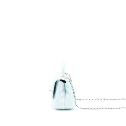 Chanel Mini Coco Handle Ombre Iridescent Caviar Light Blue Multicolour Hardware (Microchip)