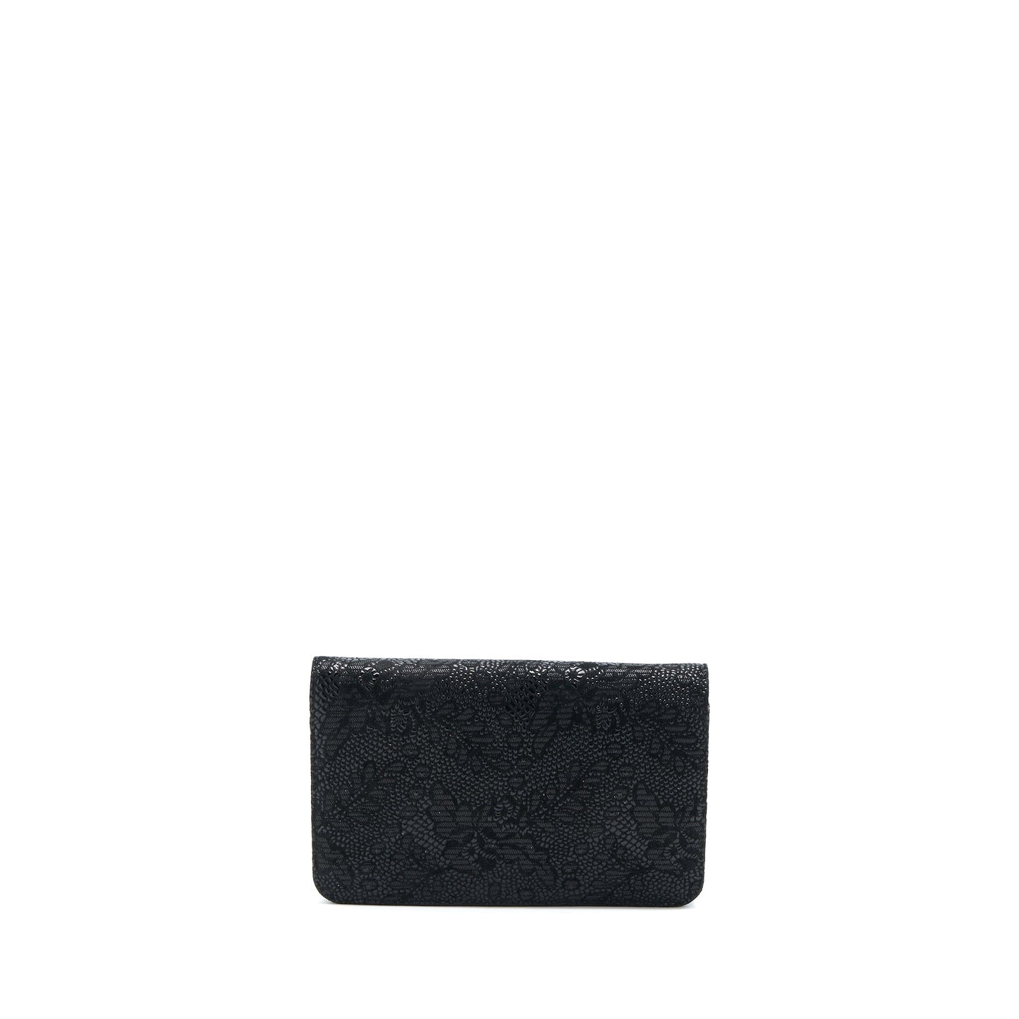 Chanel Seasonal Wallet On Chain Fabric Black SHW