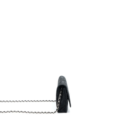 Chanel Seasonal Wallet On Chain Fabric Black SHW