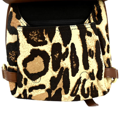 BURBERRY Bridle Pony Hair Leather Shoulder Bag Tan