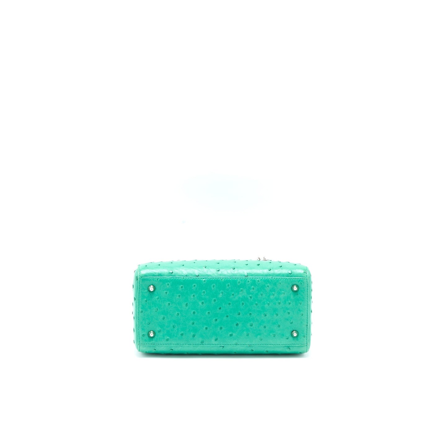 Dior Medium Lady Dior Ostrich Green