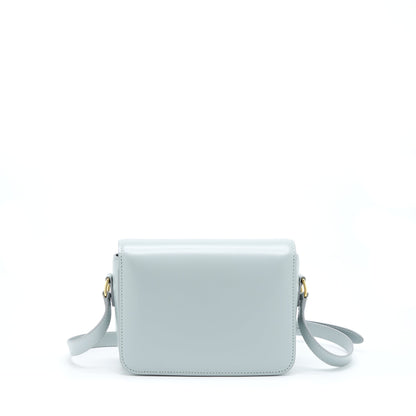 Celine Teen Triomphe Purse Calfskin Mineral
