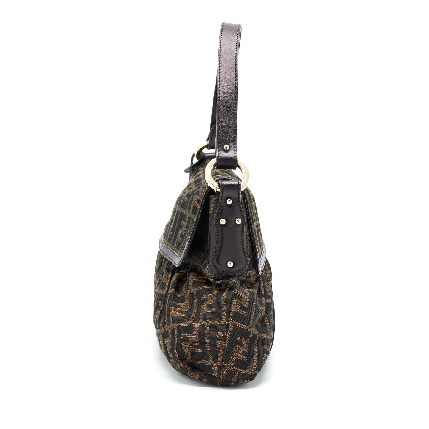 Fendi Zuuca Chef Flap Purse Canvas