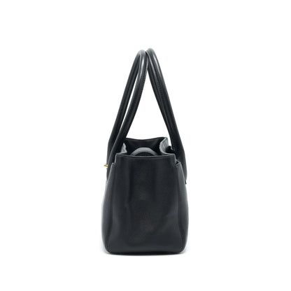 Chanel Executive Cerf Small Tote Bag Caviar black with GHW