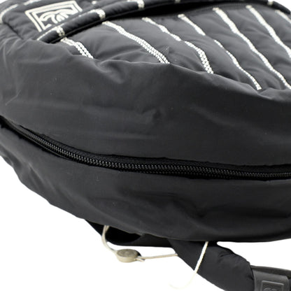CHANEL Rucksack Sports Line Nylon Backpack Bag Black