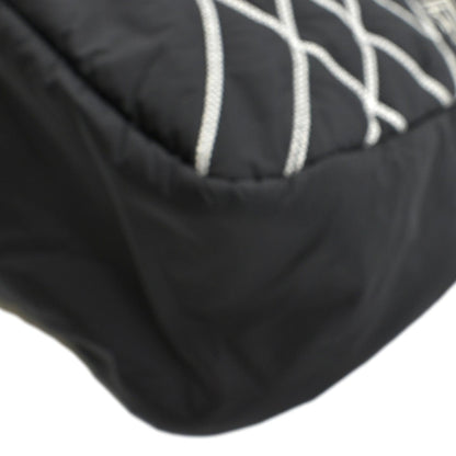 CHANEL Rucksack Sports Line Nylon Backpack Bag Black