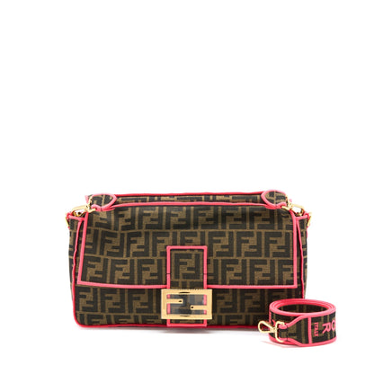 Fendi Buguette Mini Purse Jacquard Fabric/Multicolour