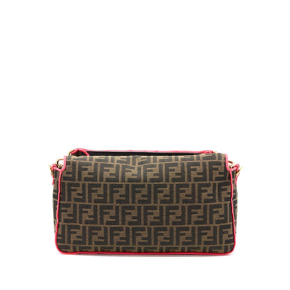 Fendi Buguette Mini Purse Jacquard Fabric/Multicolour
