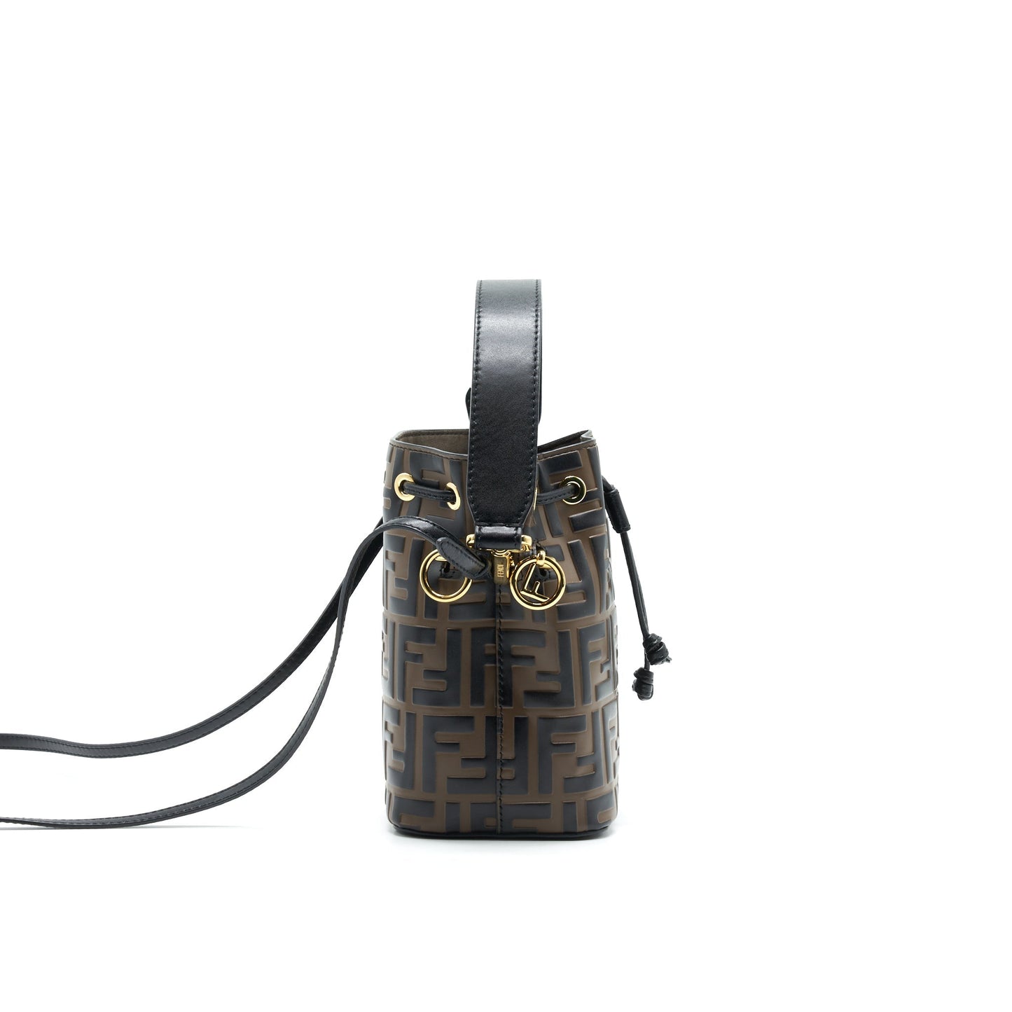 Fendi Mon Tresor Mini Bucket Bag Brown