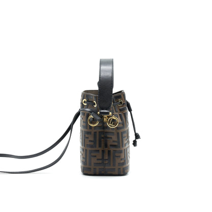 Fendi Mon Tresor Mini Bucket Bag Brown