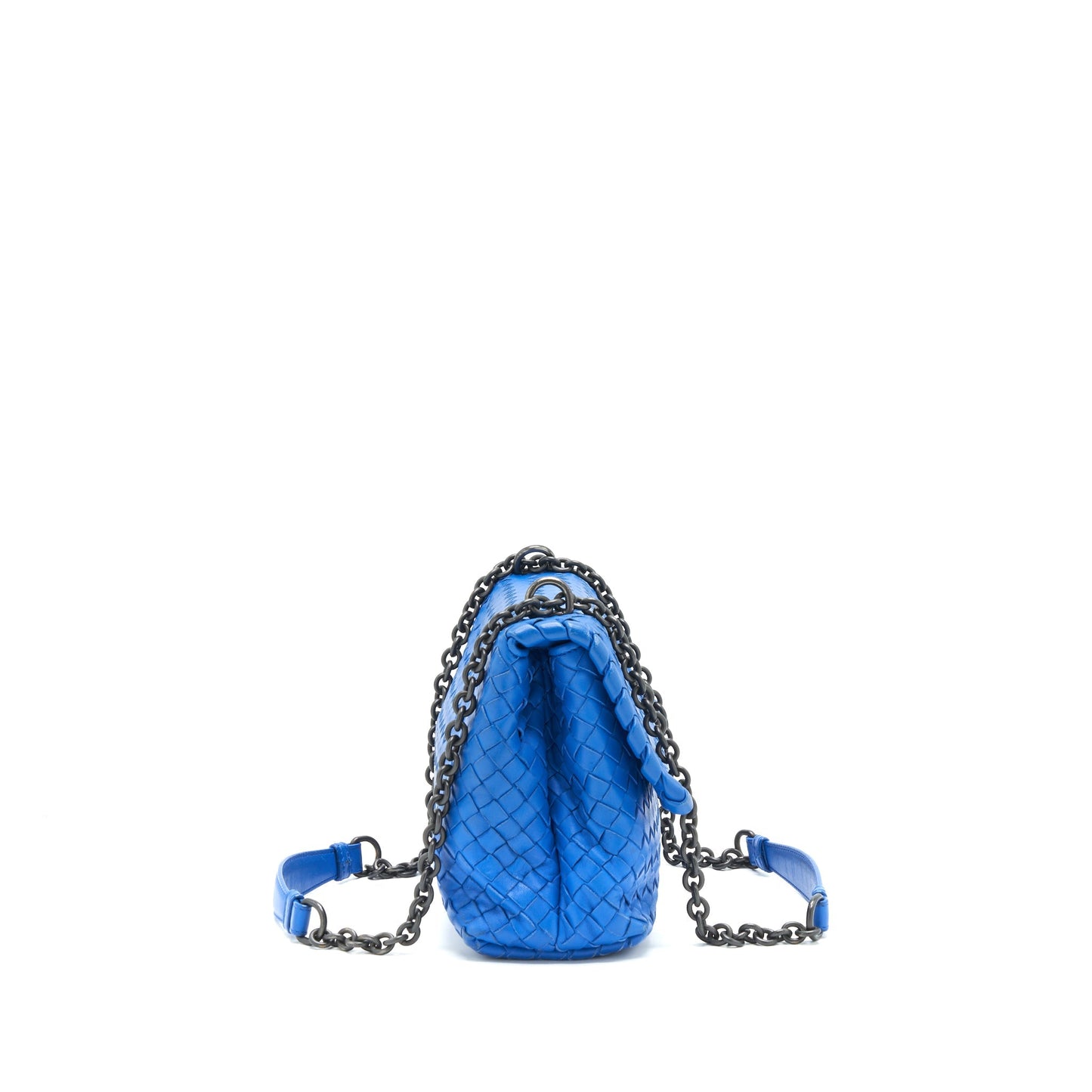 Bottega Veneta Olympia Purse Small Blue