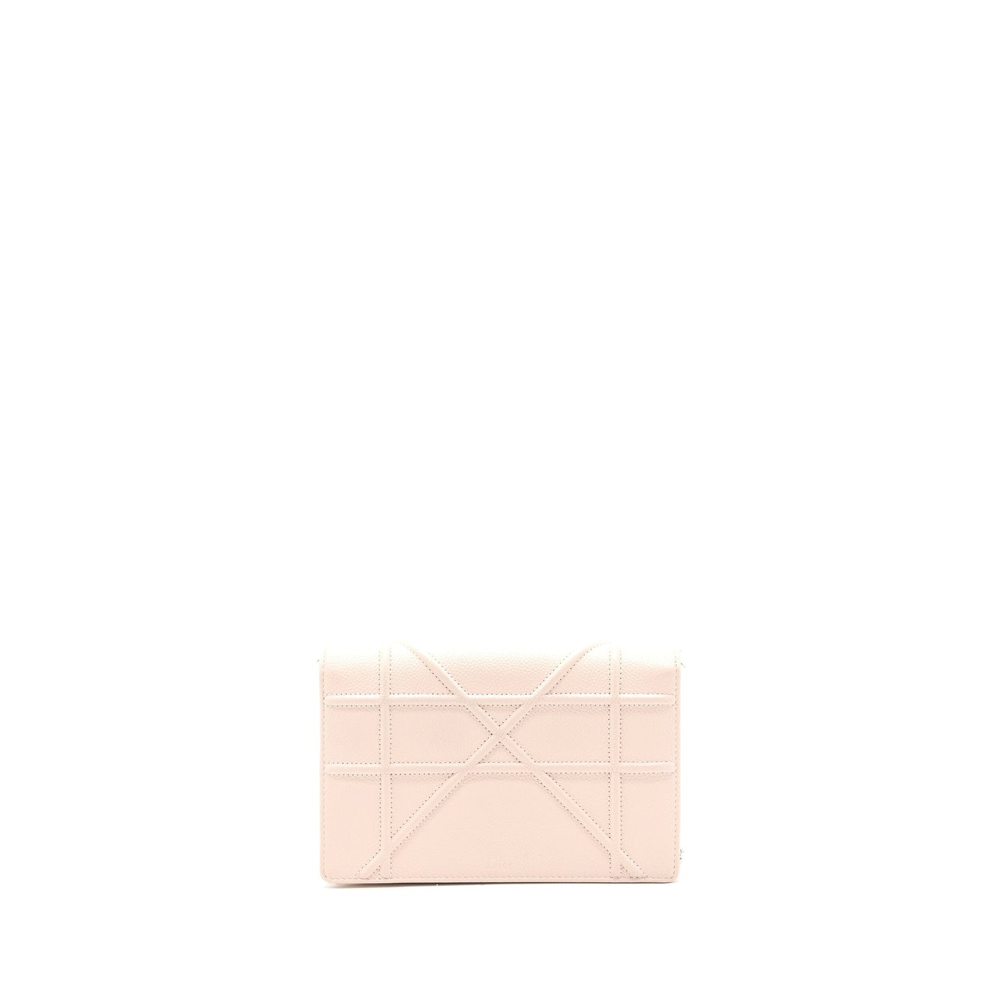 Dior Diorama Wallet On Chain Calfskin Light Pink