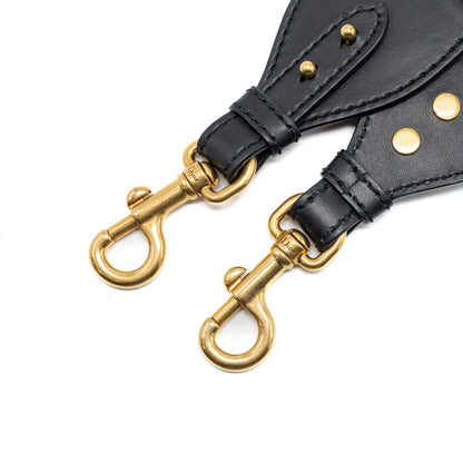 Dior Shoulder Strap Oblique Canvas Black