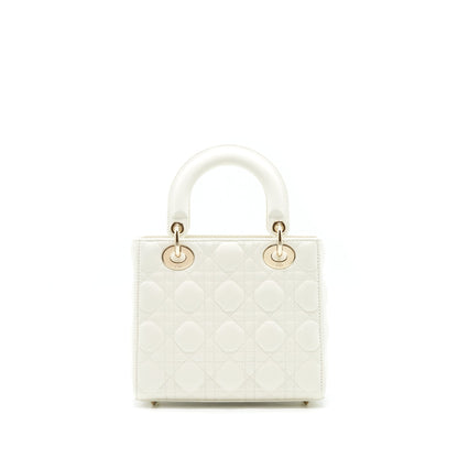 Dior Small Lady Dior my ABCDior Purse WHITE