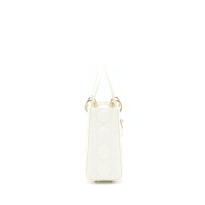 Dior Small Lady Dior my ABCDior Purse WHITE