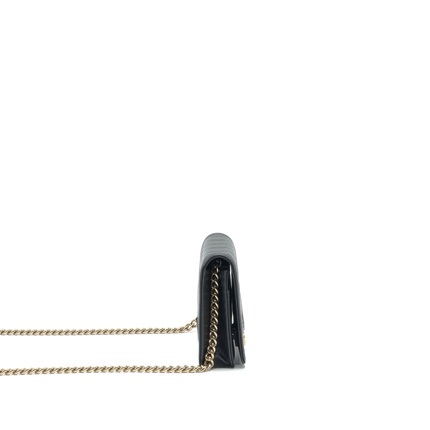 Chanel Leboy Wallet On Chain WOC Caviar Black GHW