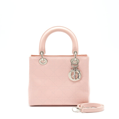 Dior Medium Lady Dior Calfskin Light Pink