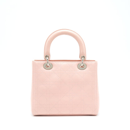 Dior Medium Lady Dior Calfskin Light Pink