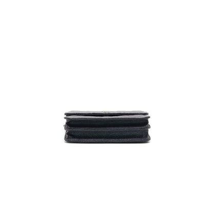 Chanel Classic Square Wallet on Chain Caviar Iridescent Purple LGHW