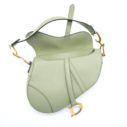 Christian Dior Medium Saddle Bag Green