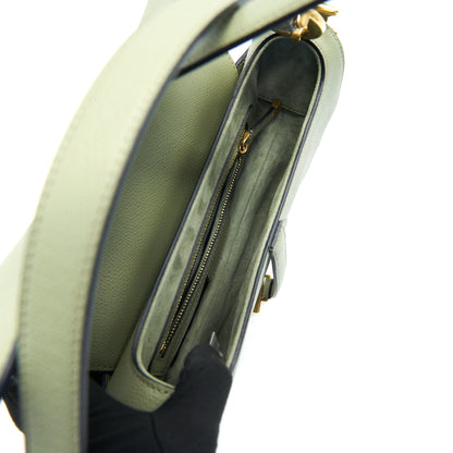 Christian Dior Medium Saddle Bag Green