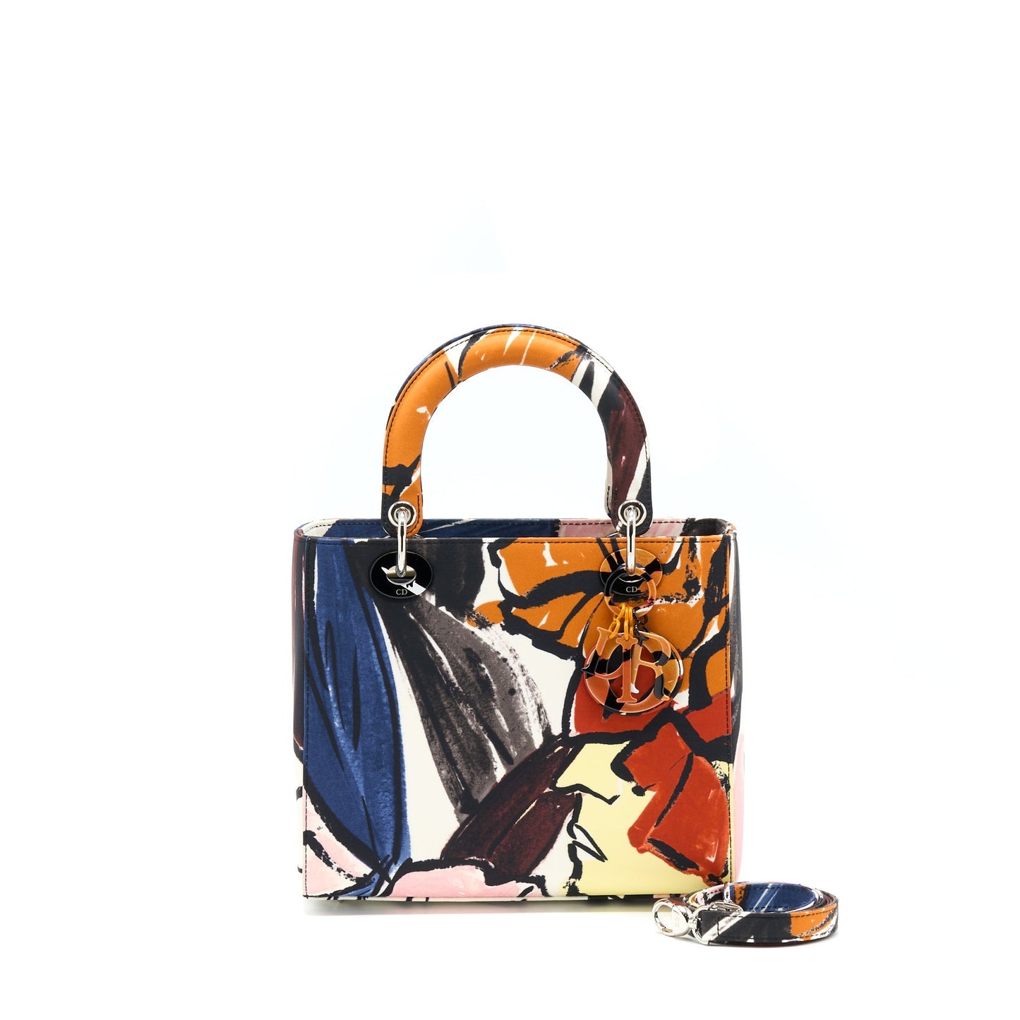 Dior Medium Lady Dior Graphic Multicolour
