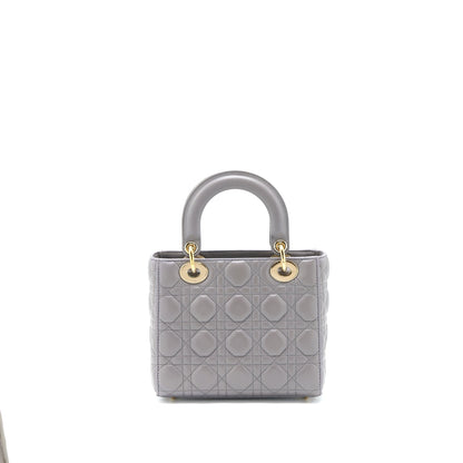 Dior Small Lady Dior My ABCDior Lambskin Grey