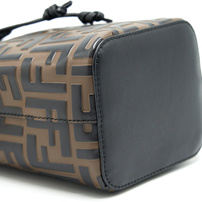 Fendi Mon Tresor Mini Bucket Bag Brown