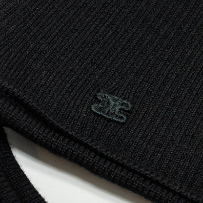 Celine Size One Shoulder Underpinning Wool/Polyamide Black