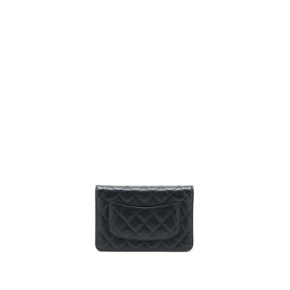 Chanel Classic Wallet on Chain Caviar Black SHW