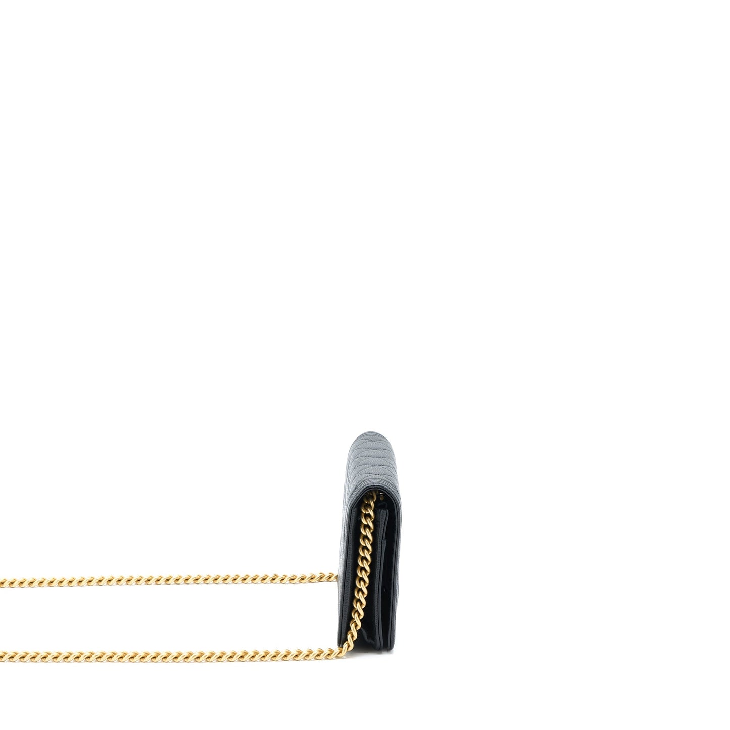 Chanel Boy Wallet on Chain Caviar Black GHW
