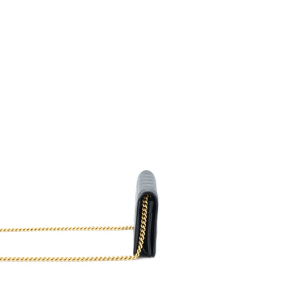 Chanel Boy Wallet on Chain Caviar Black GHW